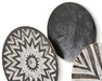 Zulu - Väggdekoration, H 39,4 cm - Svart