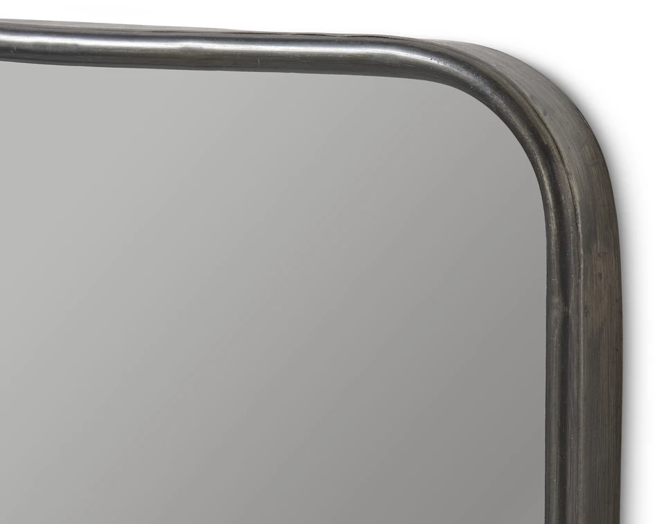 Pipe - Spegel, H 100 cm - Svart