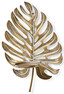 Blad - Väggljusstake, H 40 cm - Gul