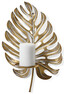 Blad - Väggljusstake, H 40 cm - Gul