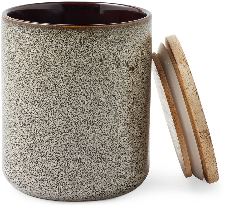 Stack - Burk, H 11,5 Ø 10 cm - Grå