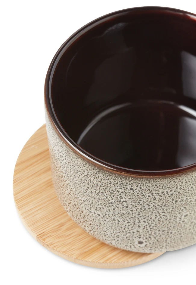 Stack - Burk, H 16 Ø 10 cm - Grå