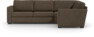 Friday - Hörnsoffa, 2,5+1,5-sits - Brun