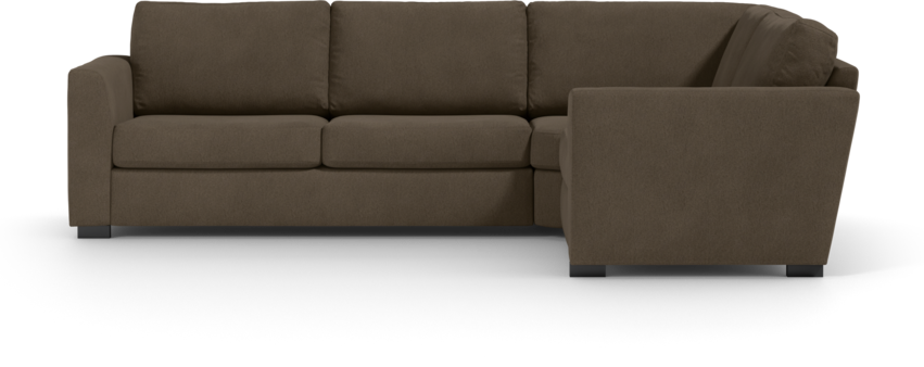 Friday - Hörnsoffa, 2,5+1,5-sits - Brun