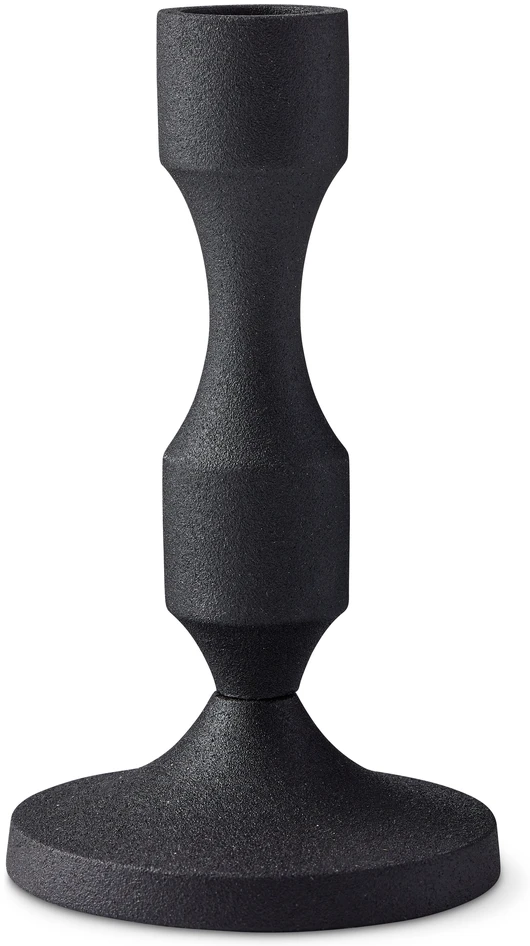 Funk - Ljusstake, H 13 cm - Svart