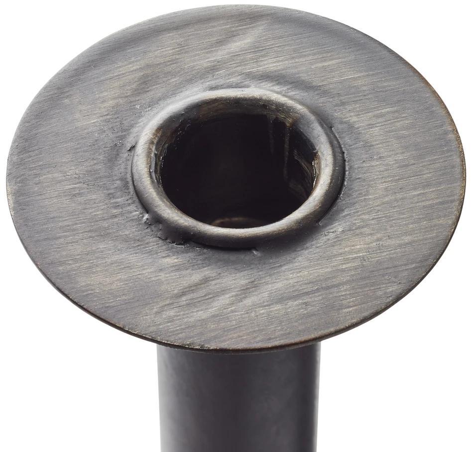 Pipe - Ljusstake, H 29,5 Ø 9,5 cm - Svart