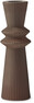Michelle - Ljusstake, H 16 cm - Brun