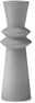 Michelle - Ljusstake, H 16 cm - Grå
