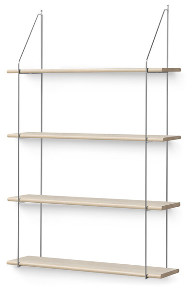 Axel - Vägghylla, 80x21,2x121 cm - Beige
