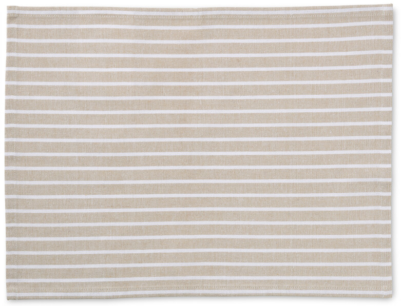Recycle - Tablett i bomullsblandning, 35x45 cm - Beige