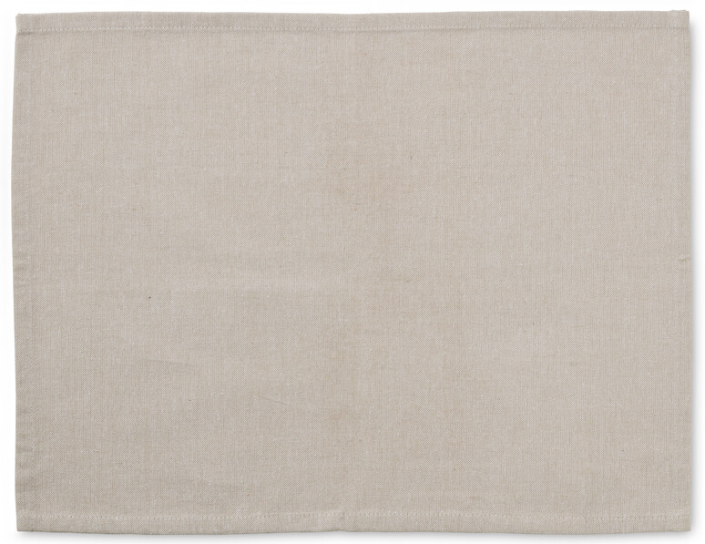 Recycle - Tablett i bomullsblandning, 35x45 cm - Beige