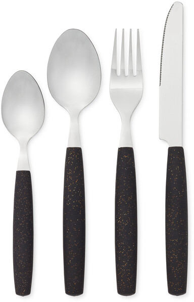 Doux - Bestickset, 16 delar - Svart