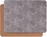 Skog - Tablett i mdf/kork, 30x40 cm, 2-pack - Svart