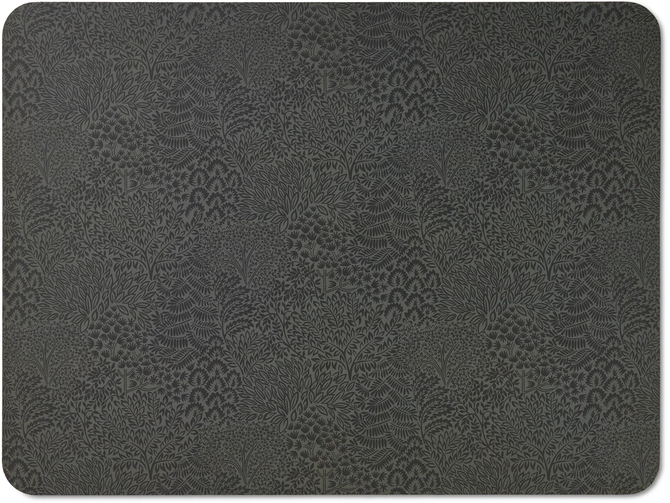 Skog - Tablett i mdf/kork, 30x40 cm, 2-pack - Grön