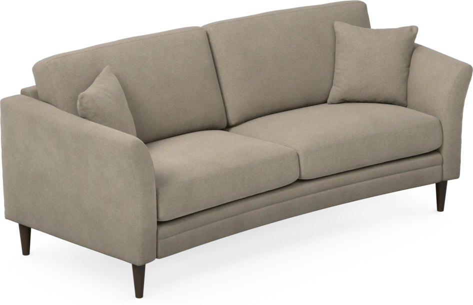 Eden - 2,5-sits soffa svängd - Beige