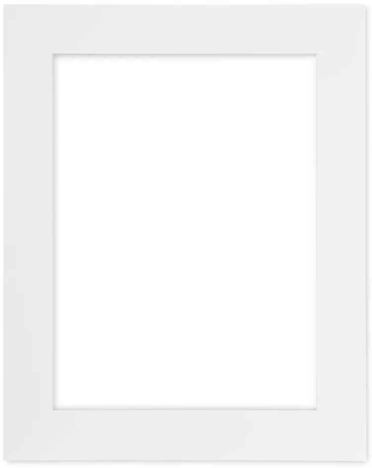 Frans - Passepartout, 40x50 cm - Vit