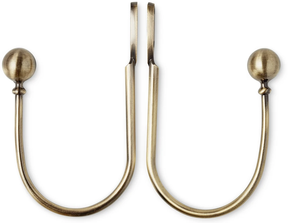 Roel - Gardinomtag, 2-pack - Gul