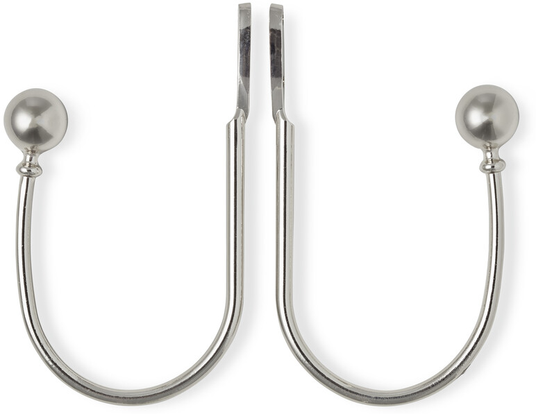Roel - Gardinomtag, 2-pack - Grå