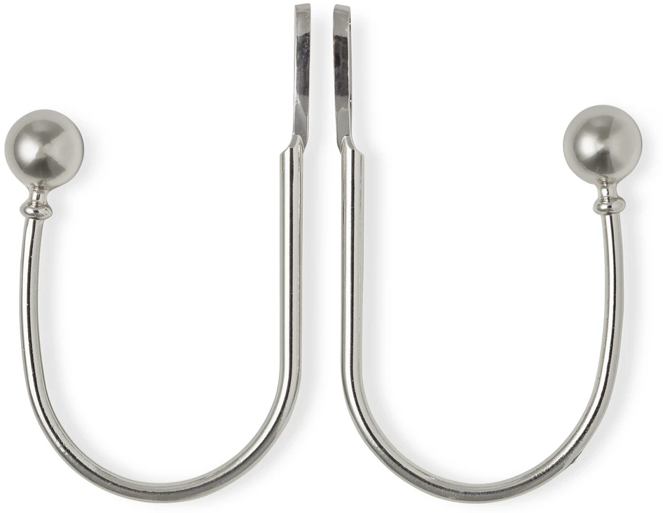 Roel - Gardinomtag, 2-pack - Grå