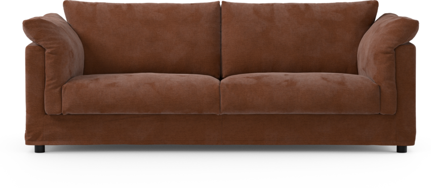 Cherrie - 3-sits soffa med kappa - Orange