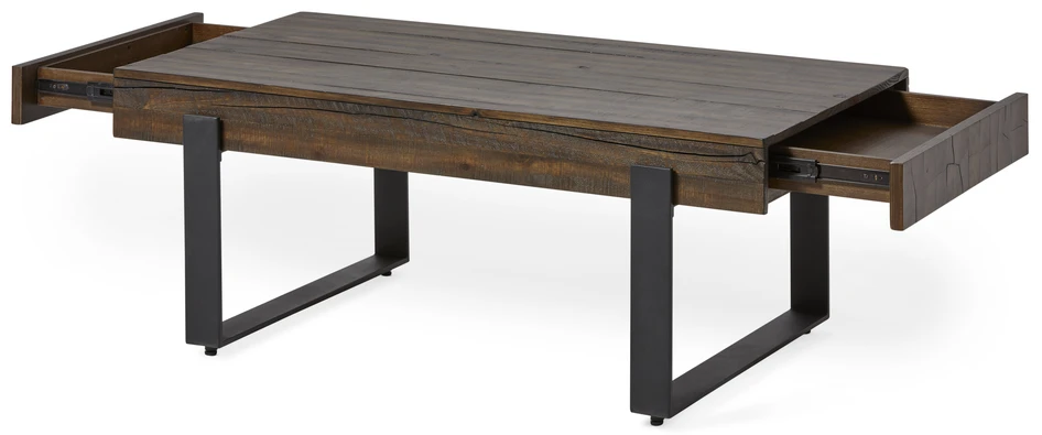 Boston - Soffbord, 120x60x46 cm - Brun