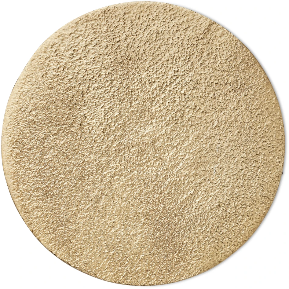 Raw - Underlägg, 4-pack, Ø 10,5 cm - Gul