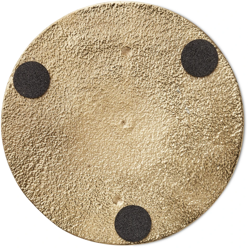 Raw - Underlägg, 4-pack, Ø 10,5 cm - Gul