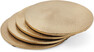 Raw - Underlägg, 4-pack, Ø 10,5 cm - Gul