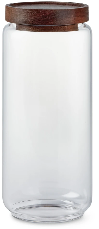 Sesam - Burk, H 20 Ø 9 cm - Vit