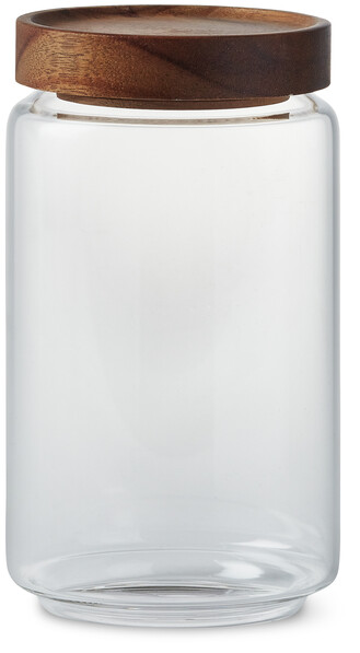 Sesam - Burk, H 15 Ø 9 cm - Vit
