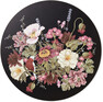 Bouquet - Tablett i kork, 2-pack, Ø 38 cm - Svart