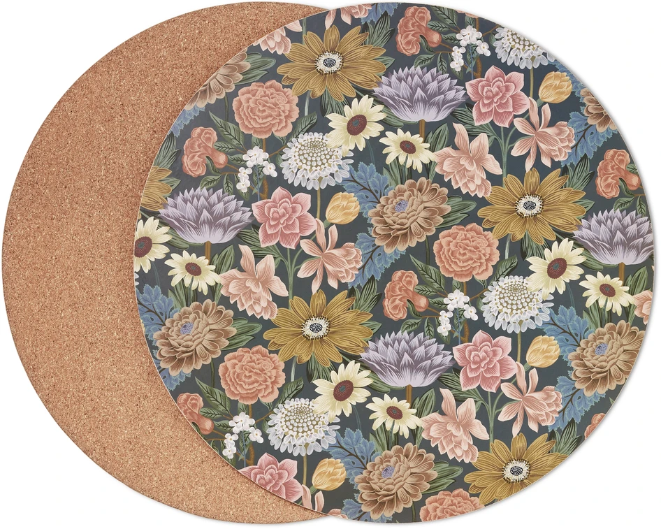 Millie - Tablett, Ø 38 cm, 2-pack - Flerfärgad