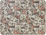 Woods - Tablett i kork, 2-pack, 30x40 cm - Grön