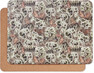 Woods - Tablett i kork, 2-pack, 30x40 cm - Grön