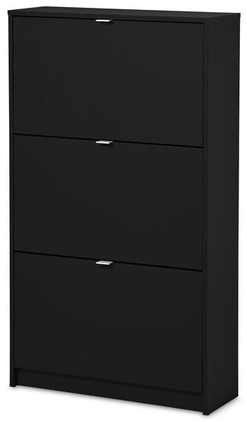 Aron - Skoskåp, B 70 cm - Svart
