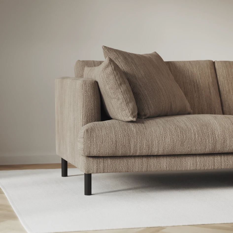 Harper - 4-sits med schäslong XL vänster - Beige