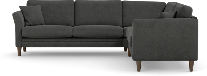 Eden - Hörnsoffa 2,5+2,5 - Svart