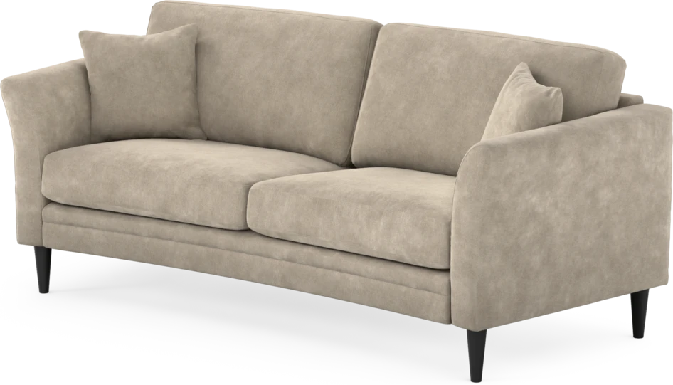 Eden - 2,5-sits soffa svängd - Beige