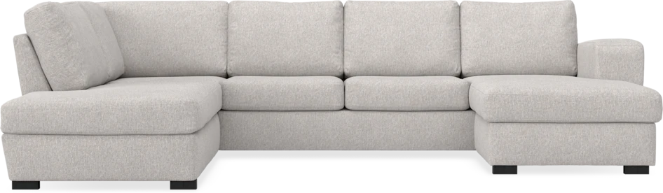 Friday - 3-sits soffa med divan vänster och schäslong höger - Grå