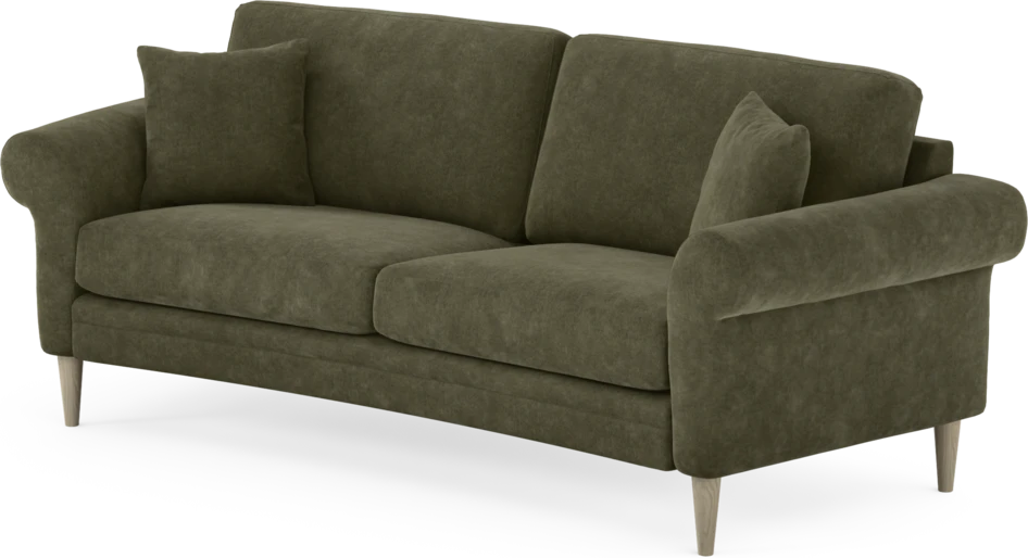 Eden - 2,5-sits soffa svängd - Grön