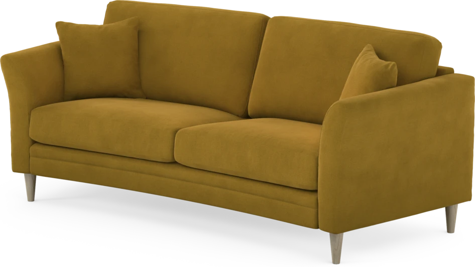 Eden - 2,5-sits soffa svängd - Gul
