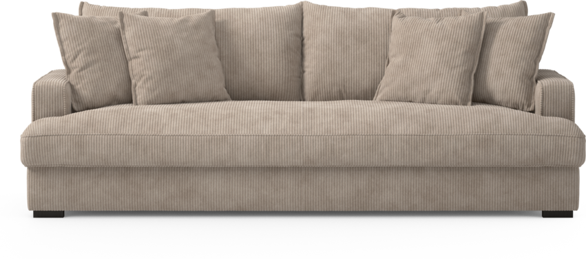 Mila - 4-sits soffa, hel dyna - Beige