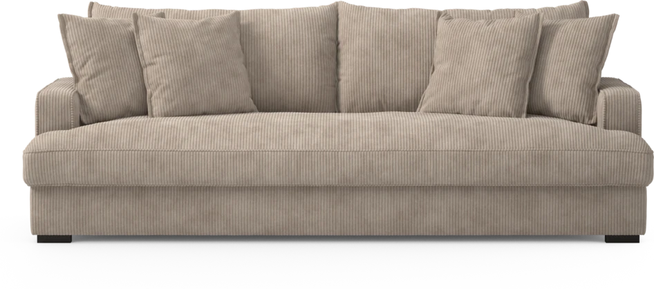 Mila - 4-sits soffa, hel dyna - Beige