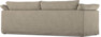 Cherrie - 3-sits soffa, hel dyna och kappa - Beige