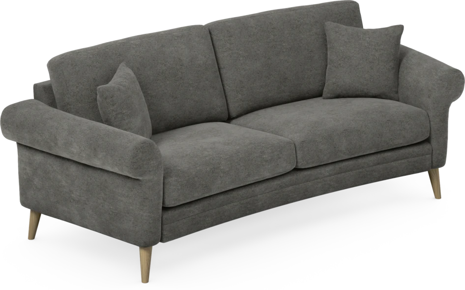 Eden - 2,5-sits soffa svängd - Grå