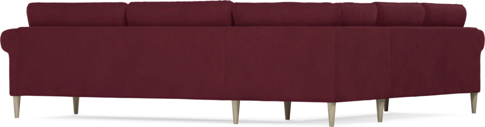 Bridge - Hörnsoffa, 2+3-sits - Röd
