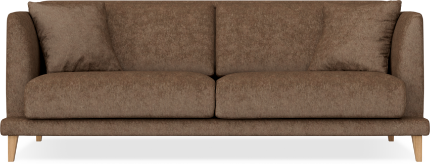 Macy Lux - 3-sits soffa - Brun