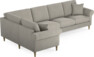 Eden - Hörnsoffa, 1+3-sits - Grå