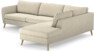 County - 2,5-sits soffa med divan höger - Beige