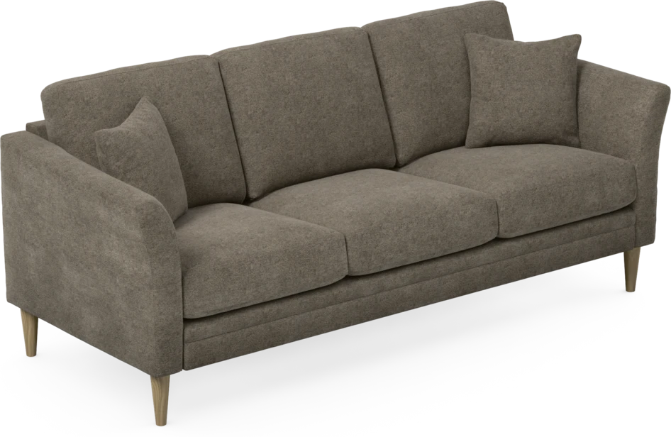 Eden - 3-sits soffa - Brun